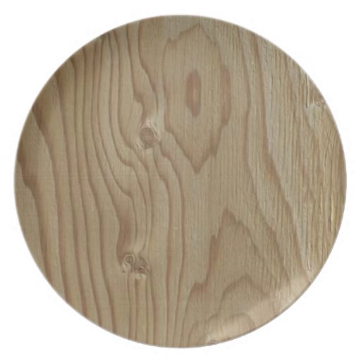Faux Bois Plate
