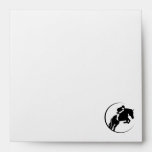 Faux Brushed Aluminum Equestrian. Envelopes