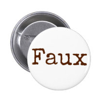 Faux Button (brown) buttons