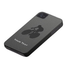 Faux Carbon Fiber Cycling iPhone 4 Case-Mate Case