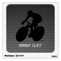Faux Carbon Fiber Cycling Room Sticker