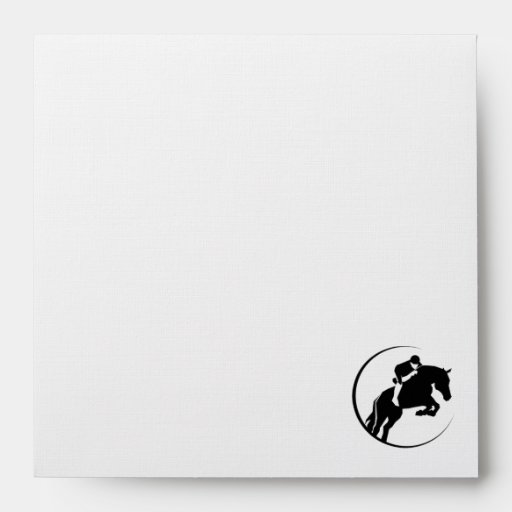 Faux Carbon Fiber Equestrian Envelope