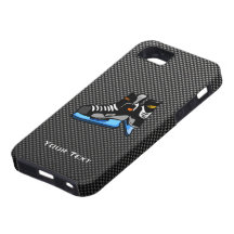 Faux Carbon Fiber Hockey Skates