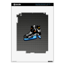 Faux Carbon Fiber Hockey Skates