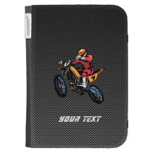 Faux Carbon Fiber Motocross Case For The Kindle