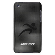 Faux Carbon Fiber; Running Barely There iPod Cases