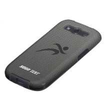 Faux Carbon Fiber; Running Samsung Galaxy SIII Cover