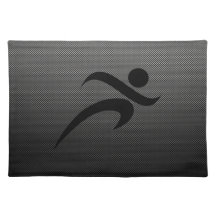 Faux Carbon Fiber; Running Placemats