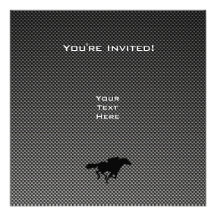 Faux Carbon Fiber Volleyball Custom Announcements