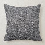 Faux Chainmail Throw Pillow