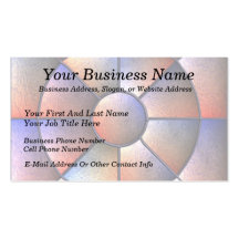 Faux Cloisonne Business Card Templates