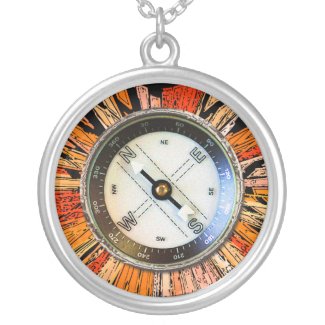 Faux Compass necklace