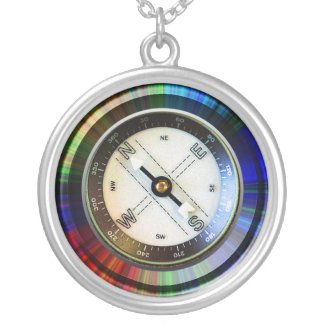 Faux Compass necklace