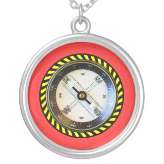 Faux Compass necklace