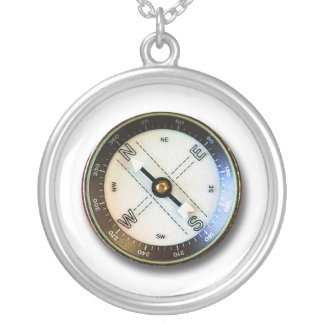 Faux Compass necklace