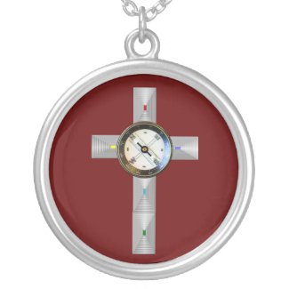 Faux Compass necklace