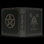 Faux Dark Leather Book of Shadows Binders