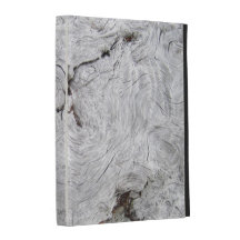 Faux Driftwood iPad Folio Cover