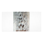 FAUX FUR CHEST HAIR PHOTO CARD TEMPLATE