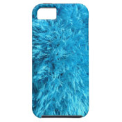 Faux Fur - Electric Blue Fuzz Iphone 5 Case