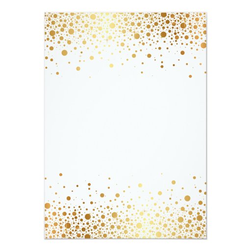 Faux Gold Foil Elegant Rehearsal Dinner Invitation