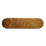 Faux Gold glitter graphic skateboards