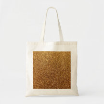Faux Gold glitter graphic Tote Bags