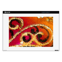 Faux Gold Sparkle Scroll 15" Laptop Skin