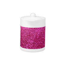 Faux Hot Pink Glitter