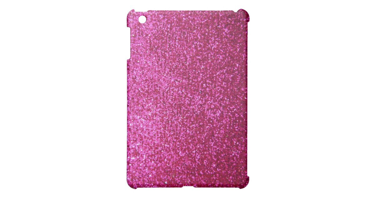 Faux Hot Pink Glitter iPad Mini Cases Zazzle
