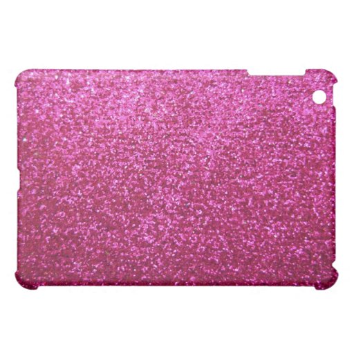 Faux Hot Pink Glitter iPad Mini Cases Zazzle