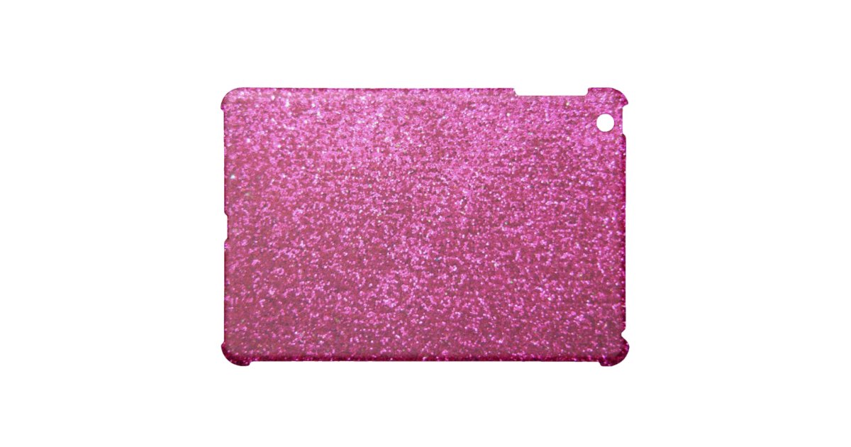 Faux Hot Pink Glitter iPad Mini Cases Zazzle