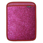 Faux Hot Pink Glitter iPad Sleeves