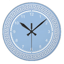 Faux Jasperware wall clocks