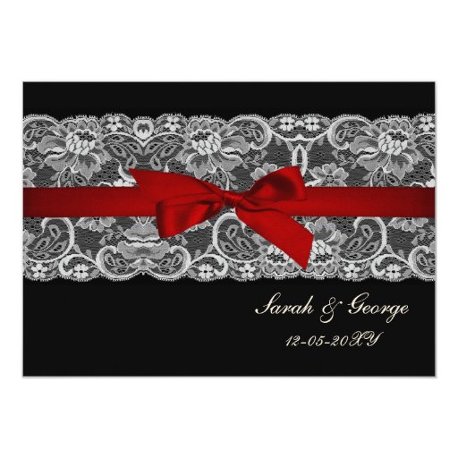 wedding invitations with lace and ribbon faux lace and ribbon black wedding invites zazzle wedding invitations with lace and ribbon faux lace and ribbon black wedding invites zazzle
