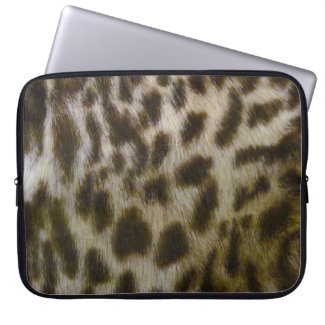 Faux Leopard Laptop Sleeve electronicsbag