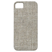 Faux Linen Fabric iPhone Case Iphone 5 Covers
