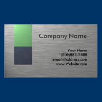 Faux Metal Business Card Design business cards