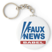 FAUX NEWS BABEL KEYCHAIN