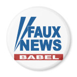 FAUX NEWS BABEL FRIDGE MAGNET