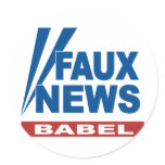 FAUX NEWS BABEL stickers
