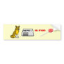 FAUX NEWS BUMPER STICKERS