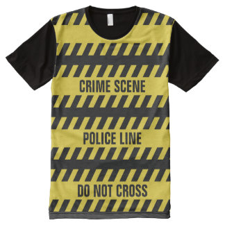 police t shirt white