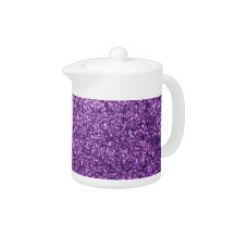 Faux Purple Glitter