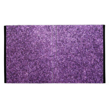 Faux Purple Glitter iPad Case