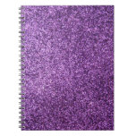 Faux Purple Glitter Journals