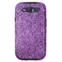 Faux Purple Glitter Samsung Galaxy SIII Case
