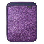 Faux Purple Glitter Sleeves For iPads