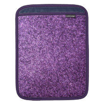 Faux Purple Glitter Sleeves For iPads