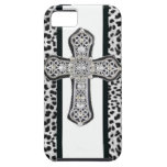 Faux Rhinestone Cross Iphone 5 Case